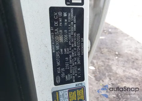 2017 Kia Forte S из США, поврежденный, VIN 3KPFL4A72HE052026